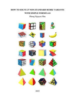 cover image of How to Solve 27 Non-Standard Rubik Variants With Simple Formulas